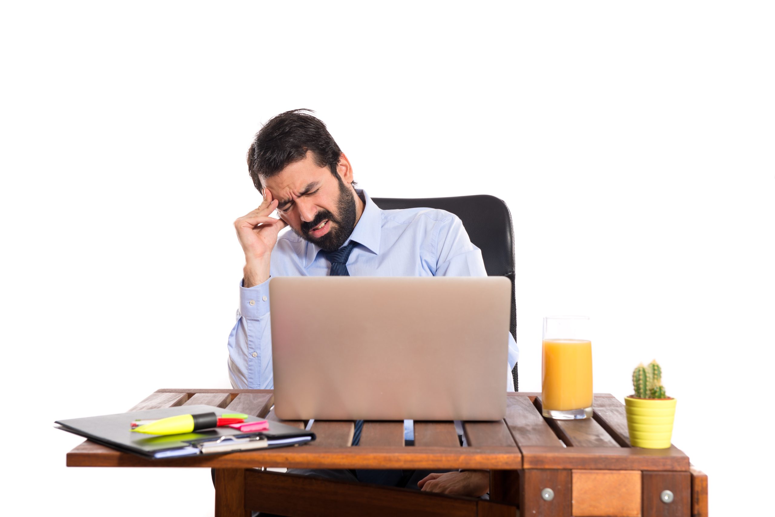 Imágen de referencia del Síndrome del trabajador quemado. /Freepik