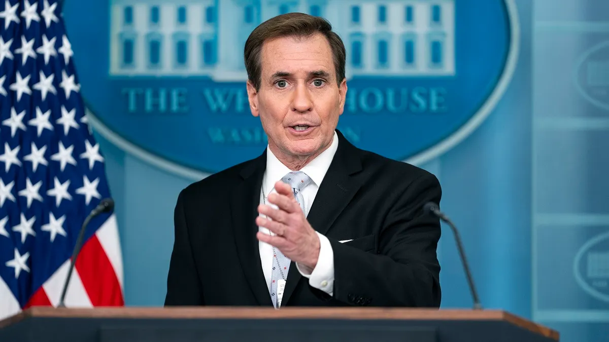 El portavoz del Consejo de Seguridad Nacional de la Casa Blanca, John Kirby, afirmó hoy en una llamada con periodistas que las conversaciones entre los altos funcionarios han sido "constructivas"