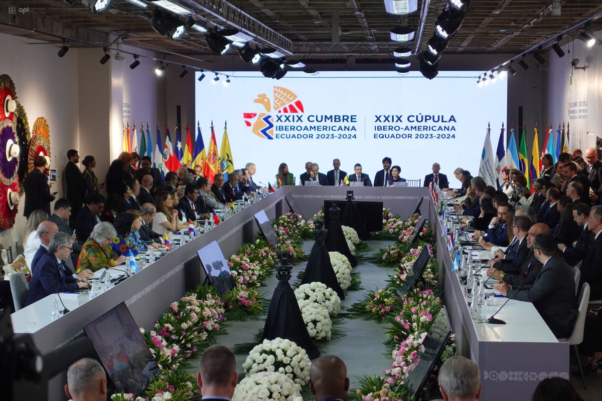 Sesión de la XXIX Cumbre Iberoamericana de jefes de Estado que se desarrolló el 14 y 15 de noviembre