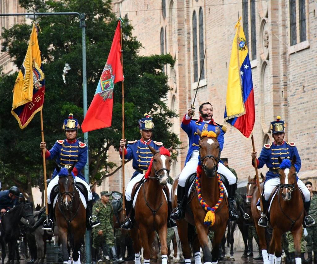 La Cabalgata histórica se desarrollada cada año, desde hace más una década, desde Cuenca hasta Girón.