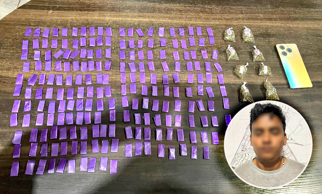 El presunto integrante de Los Lobos es detenido en el cantón Camilo Ponce Enríquez.