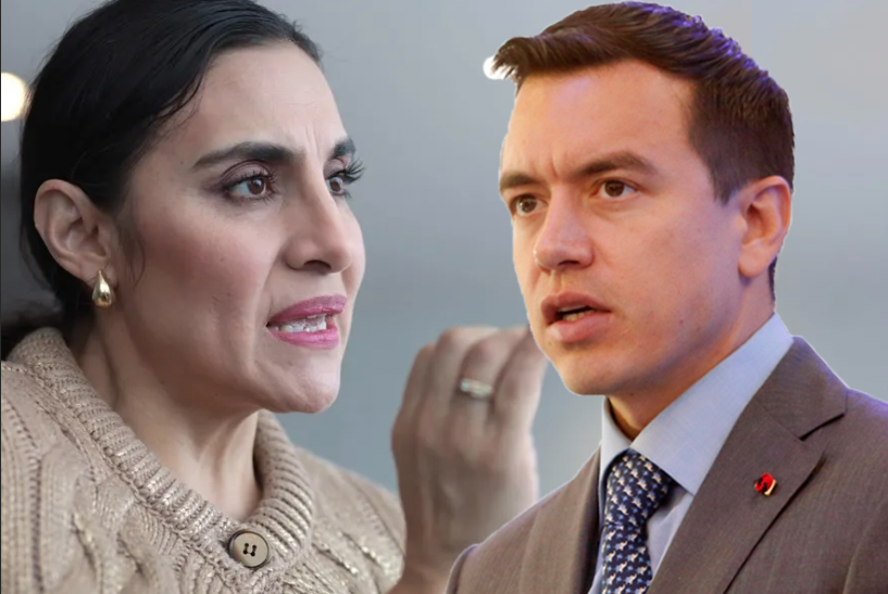 Daniel Noboa arremete contra la vicepresidenta Verónica Abad a quien califica de “traidora”.
