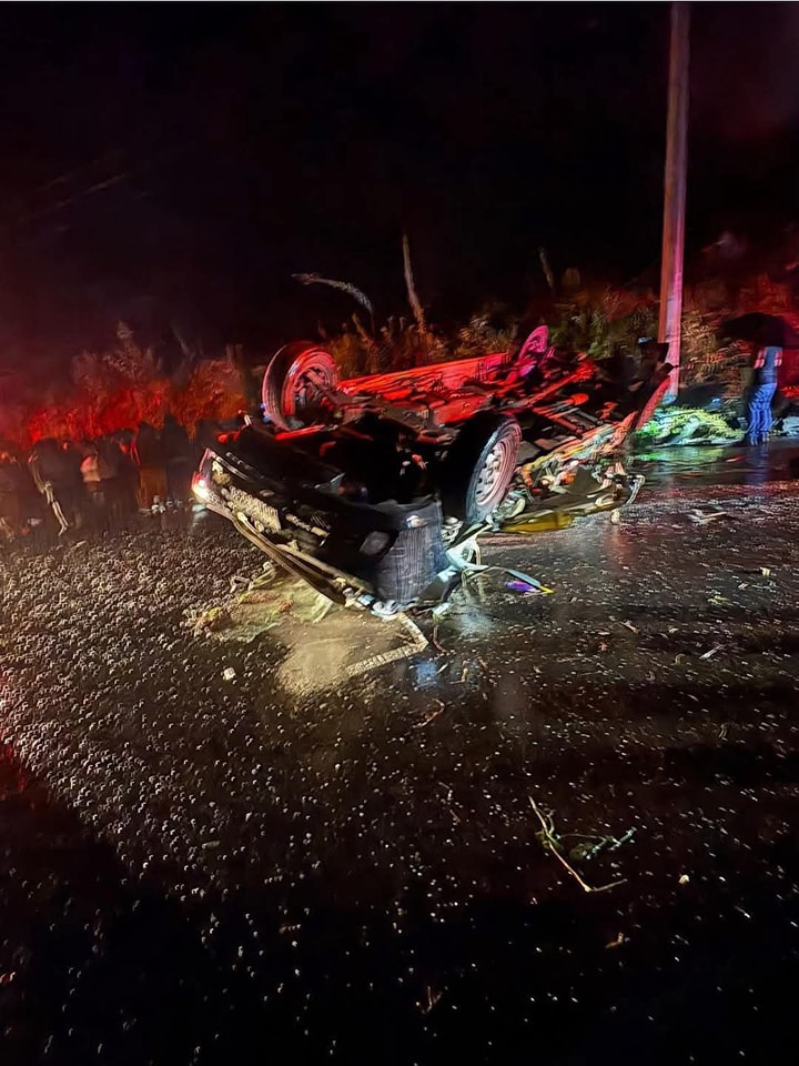 Accidente de tránsito en la vía Cuenca-Macas, sector de la Y de Patuca, en la provincia de Morona Santiago.