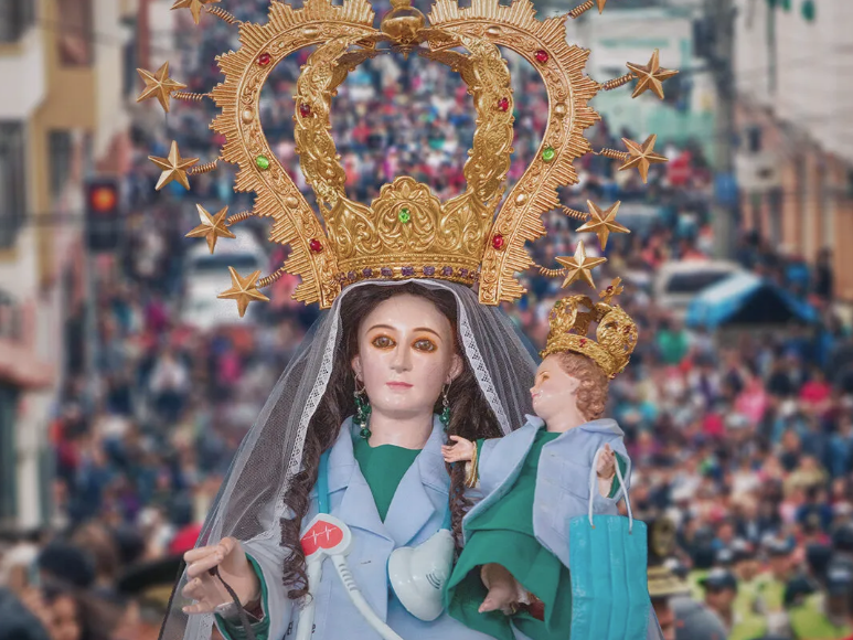 La procesión por la Virgen del Cisne recorrerá la calle Bolívar en Cuenca este lunes 19 de mayo de 2025.